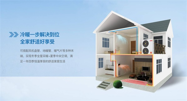 空氣能取暖一個(gè)月耗多少電？_空氣能暖氣片安裝圖片