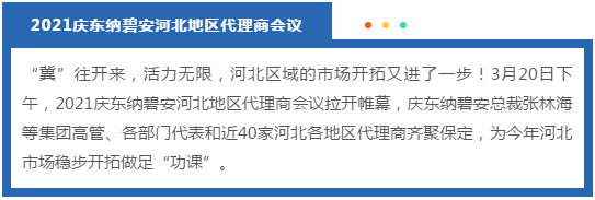 2021慶東納碧安河北地區(qū)代理商會議順利舉行，為河北市場開拓注入活力_壁掛爐自采暖